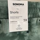 Sonoma Women’s Shorts 3X Fleece lined Lounge Relaxed Fit Workout Athletic Gym Tie Dye Photo 1