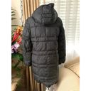 Esprit  Puffer Hooded Long Toggle Zip Coat in Black Photo 5