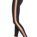 Spiritual Gangster  BLACK RAINBOW SPARKLE SHIMMER ZIPPER HIGH RISE LEGGING PANTS Photo 5