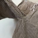  BEACH LUNCH LOUNGE Lightweight Linen Cotton Cropped Pant Brown Photo 8