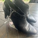 Brighton  Retro Witchy 2.5" block heel side zip Reel booties size 8 narrow Photo 1