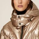 ALLSAINTS  Mika Metallic Puffer Gold Womens Size 4 Photo 3