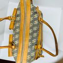 Dooney & Bourke Vintage  Tan Denim Monogrammed Lock & Key Pockets Shoulder Bag Photo 7