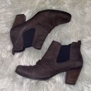 Paul Green  Brown Nubuck Suede Leather Ankle Boots Photo 1