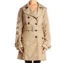 Jones New York  Tan Double Breasted Belted Trench Coat Photo 0