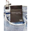 Banana Republic  Jeans Womens Size‎ 34S Blue Medium Wash High Rise Straight Ankle Photo 1