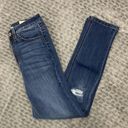 KanCan USA KanCan High Rise Destructed Cropped Dark Wash Jean Size 26 Photo 4