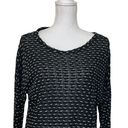 Generation Love  Pullover Textured Sweater Acrylic Long Sleeves Black Womens M Photo 1