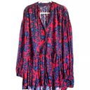 Free People  Love Letter Dress / Tunic Women's Size Large  Floral Boho Photo 4