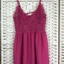 Victoria's Secret Victoria’s Secret Pink Babydoll Flowy Lace Spaghetti Strap Tank Size XS Photo 0