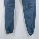 Krass&co SWS Denim  Dark Wash High Rise Cargo Denim Jogger Pants  JR L Photo 3