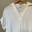 Sim & Sam NWT  white faux wrap blouse Photo 1