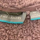 Free Country Purple Sherpa Zip Front Vest with Pockets Medium Photo 10