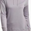 Kuhl  Rhea Pullover Hoodie French Terry Cowl Neck Ribbed Shirt Lavender City Grey Photo 1