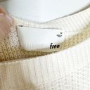 Wilfred  Free Womens Sweater Isabelli Waffle Knit Dropped Shoulders Cream Medium Photo 6