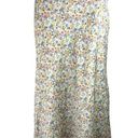 ZARA  Multicolor Floral Print Side Zipper Midi A-Line Casual Flowy Skirt Size S Photo 0