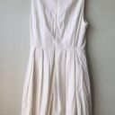 Esley  Women's Sleeveless Off White Sleeveless Pleated Party M Photo 2