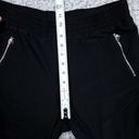 Chico's  Black Knit Kit Jogger Pants Zipper Pockets Size 0 Ankle US Small 4 Photo 8