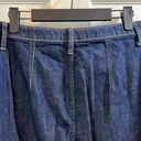 Banana Republic  Dark Wash Button Down Modest Denim Midi Skirt - Size 6 Photo 5