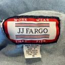 Women’s Vintage J J Fargo denim plaid patchwork zip up vest Blue Size M Photo 5