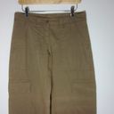 United Colors Of Benetton Vintage 80's Benetton Cotton Wide Leg Cargo Pant Light Brown Size 42 Fits 4-6 Photo 4