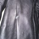 Cole Haan Women’s Cold Haan Genuine Lamb Skin Leather Zip Up Jacket Black Size XS Photo 2