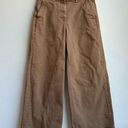Everlane  Women's Wide Leg Crop Jean Pants in Brown Tan Size 4 Small Photo 0