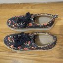 Jack Rogers  Sz 7 Blue Floral Platform Espadrille Lace Up Casual Fashion Sneakers Photo 1