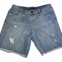 New York & Co. Distressed Jean Shorts Photo 0