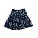 Jason Wu  for Target Navy Blue Floral DAISY Pleated Accordion Skirt Women's Sz 6 Photo 0