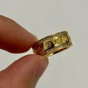 Michael Kors Gold-Tone Brass Eternity Ring Size 6 Photo 3