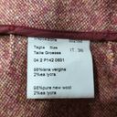 Piazza Sempione  Pure New Wool Tweed Wide Leg Pants Trousers Italian 38 US Size 4 Photo 5