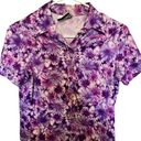 Fashion Bug  vintage y2k purple short sleeve shirt measurements in pictures Photo 0