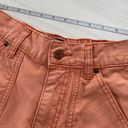 BDG Urban Outfitters High Rise Cargo Shorts Ombre Orange Photo 4