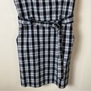 Hollister Size S Plaid Belted Waist Mini Dress Black White Academia Y2K Preppy Photo 5