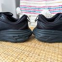 Hoka  One One Bondi 8 Black Low Top Road-Running Sneakers Women’s Size 7.5 Photo 9