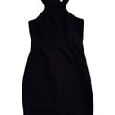 Bisou Bisou  Dress Black Sleeveless Asymmetrical Envelope Hem LBD Dress Size 10 Photo 11