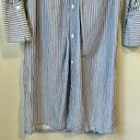 Vince [] Stripe Shirt Dress with Twist Front-Size 6 Photo 5