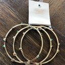 14th & Union  Gold Stone Bangle Bracelet Set Lot NWT Photo 0