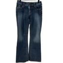 Silver Jeans  Suki Dark Wash Distressed Flare Leg Jeans Size 31 Photo 7