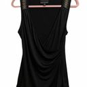 Cynthia Rowley  Beaded Strap Black Top Photo 0