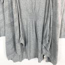 DKNY  JEANS Long Sleeve Open Front Gray Cardigan Size Medium Photo 3