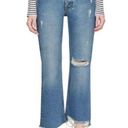 GRLFRND  Linda High Rise Straight Leg Distressed Crop Denim Jeans 29 Photo 0