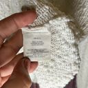 O'Neill  White Crop Top Sweater Size Medium. Photo 3