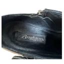 Brighton  Tucker Made In Italy Black Leather Bootie Size 8.5. Photo 4