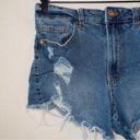 Kendall + Kylie  Medium Wash Denimn High Waisted The Icon Short size 5/27 Photo 1