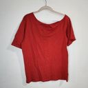 n:philanthropy NWT  Red Women Medium One Shoulder Eve Tee Short Sleeve Photo 0