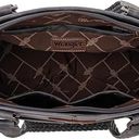 Wrangler Women's Top-handle Satchel Bags, Conceal Carry Crossbody Shoulder Bag Tote Purse Bags for Women With Zipper Pockets U-Shaped Braid And Unique Rivet Design Photo 3