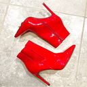 INC  Katalina Pointed-Toe Booties, Red Size 8M New w/Tag Photo 2