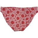 Aerie Size XL Bikini Bottom Red Pink All Over Retro Floral Print Summer NEW Photo 1